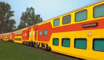 Double-decker train to run between Delhi & Lucknow