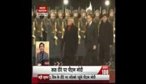 Modi arrives in Russia to red carpet welcome, meets Putin