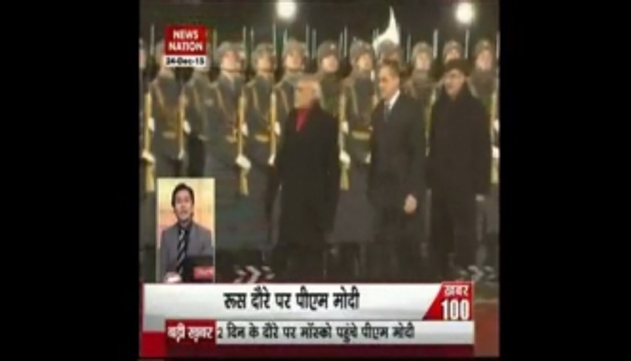 Modi arrives in Russia to red carpet welcome, meets Putin
