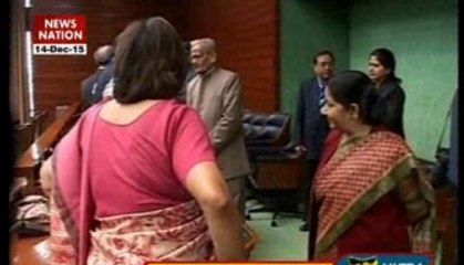 Sushma Swaraj statement in Parliament today