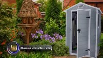 KETER Manor 4x6 Resin Outdoor Shed Kit for Garden