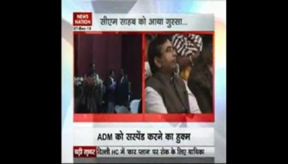 Angry Raghubar Das suspends SDM