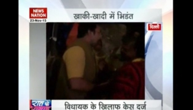 AAP MLA Sarita Singh misbehaves with Delhi police