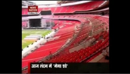 Stage set for PM Modi at Wembley  stadium