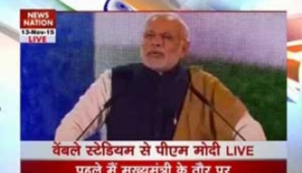 PM Modi's speech at Wembley Stadium