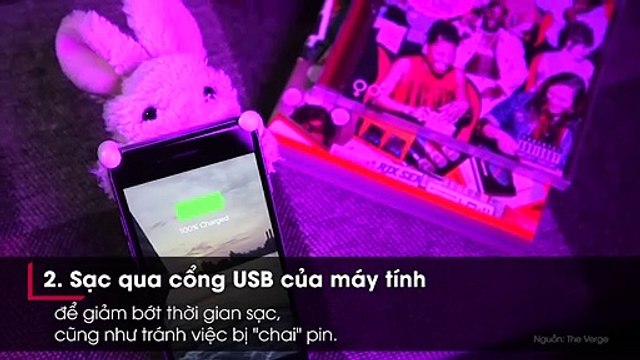 Sạc pin điện thoại đúng cách
