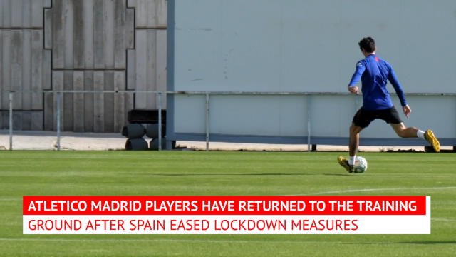 Atletico Madrid players return to training