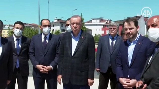 Cumhurbaşkanı Erdoğan İstanbul'da yapımı devam eden hastaneleri inceledi