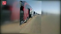 Yemen’de 55 gündür mahsur kalan Türk şoförler yardım eli bekliyor