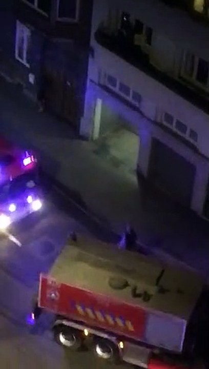 Explosion d'un bus dans le centre de Liège (09.05.2020)