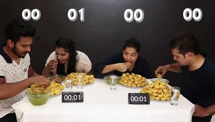 300  Goll Gappa /Pani puri Eating Challenge.