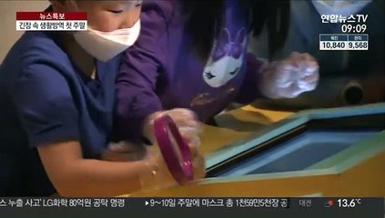 비닐장갑 끼고 박물관 구경…긴장 속 생활방역 첫 주말