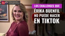 Los challenges que Érika Buenfil no hace en TikTok por que su hijo se los prohibió