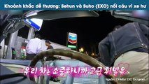 Khoảnh khắc dễ thương: Sehun và Suho (EXO) nổi cáu vì xe hư