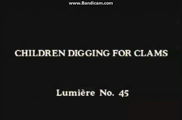 Enfants pêchant des crevettes (Niños pescando camarones) [1896]