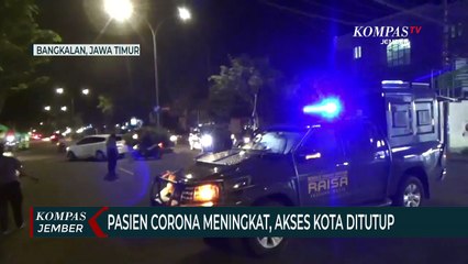 Pasien Corona Meningkat, Akses Kota Bangkalan Ditutup
