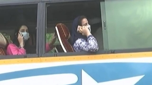 Kashmiri students sent to their homes from MP amid lockdown