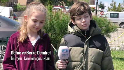 Sağlık çalışanı annelere çocuklarından sürpriz anneler günü videosu