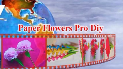 How to make paper flowers (aster flower) | Papercraft