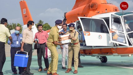 Heart for transplant surgery flown from Thiruvananthapuram to Kochi in govt helicopter