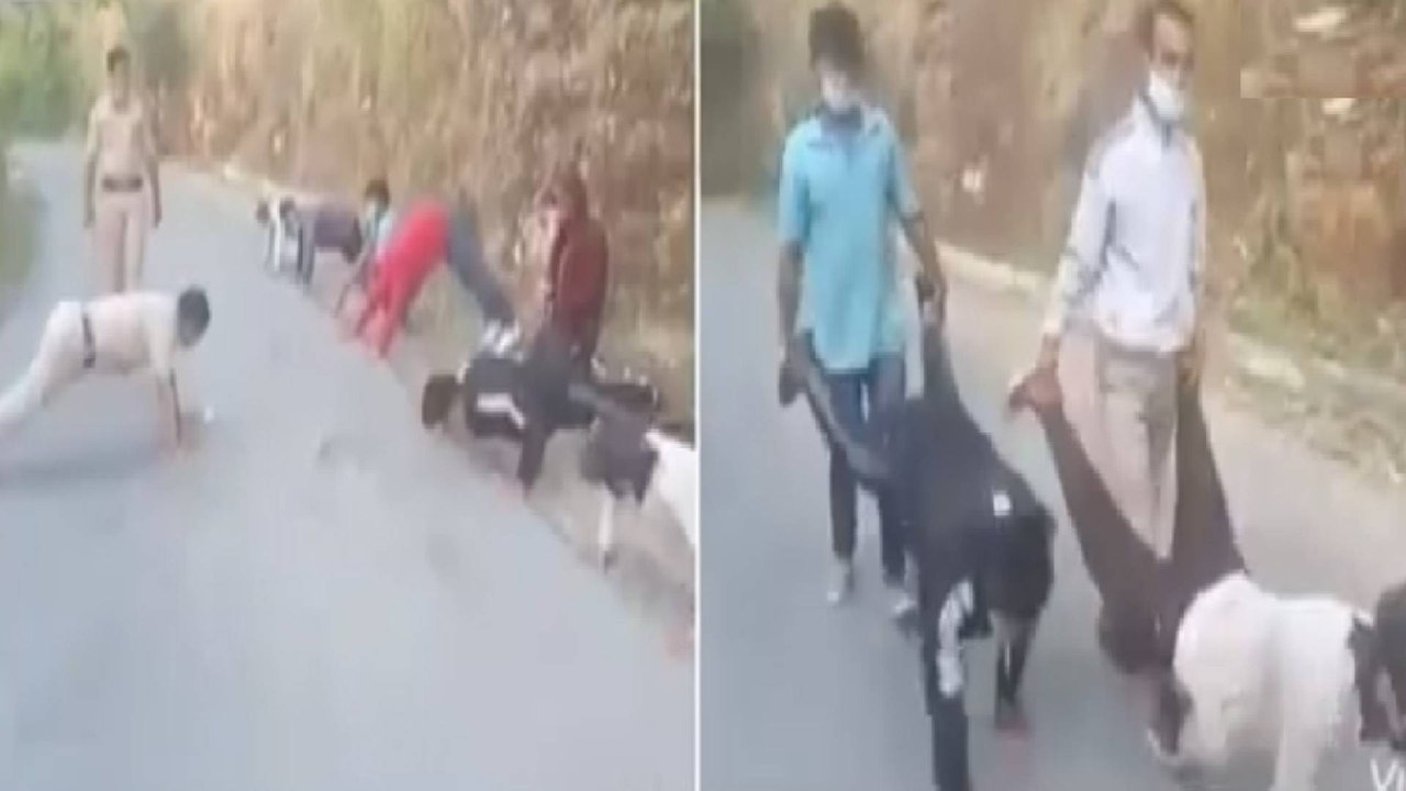 Lockdown violators made to do pushups, video surfaces