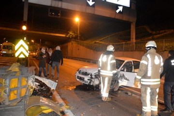 Cenazeye gitmek isterlerken kaza yaptılar