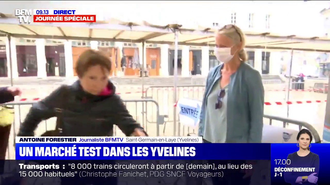 Un marché test à Saint-Germain-en-Laye dans les Yvelines