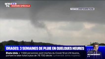 Orages: 3 semaines de pluie en quelques heures à Paris