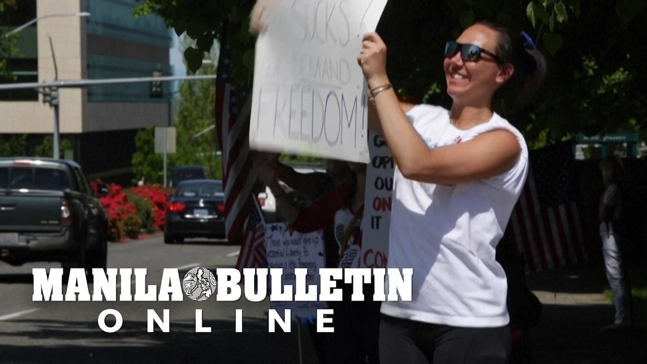 Protesters rally in Washington State against stay-at-home coronavirus order