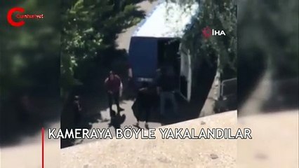 Yer: Ankara... Kameraya böyle yakalandılar