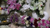 Suriye sınırında Anneler Günü çiçekçilerin yüzünü güldürdü