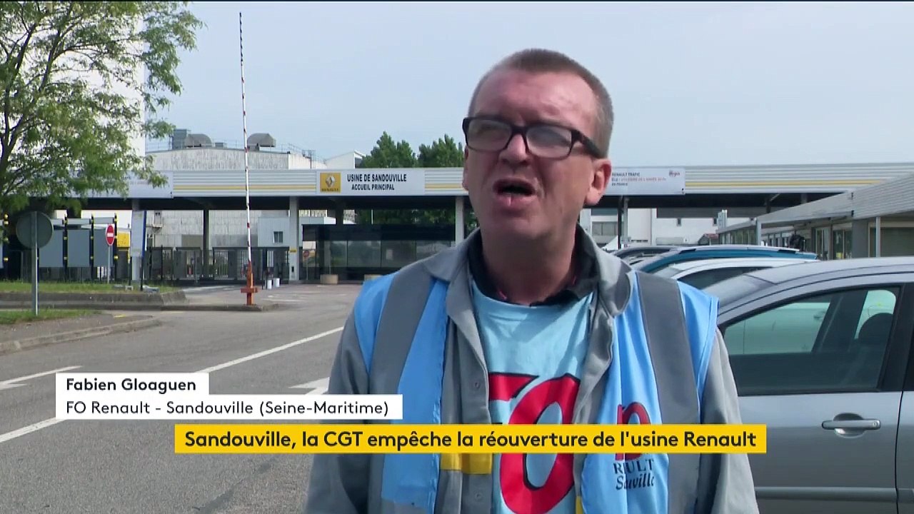 Renault : la CGT fait fermer Sandouville