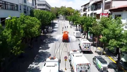 KONYA 200 görevli kentin her yerini arındırdı