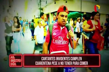 Así pasan sus días los invidentes del jirón de La Unión en confinamiento