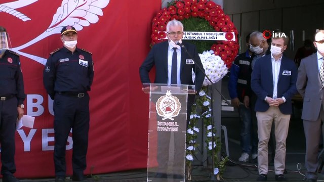 Kadıköy’deki feci kazada hayatını kaybeden itfaiye erleri için cenaze töreni düzenlendi