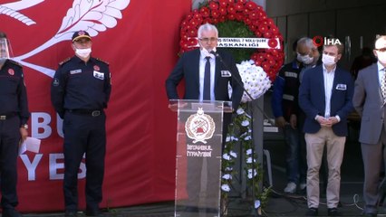 Kadıköy’deki feci kazada hayatını kaybeden itfaiye erleri için cenaze töreni düzenlendi