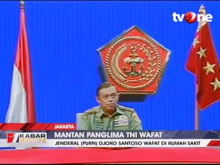 Mantan Panglima TNI Djoko Santoso Meninggal Dunia