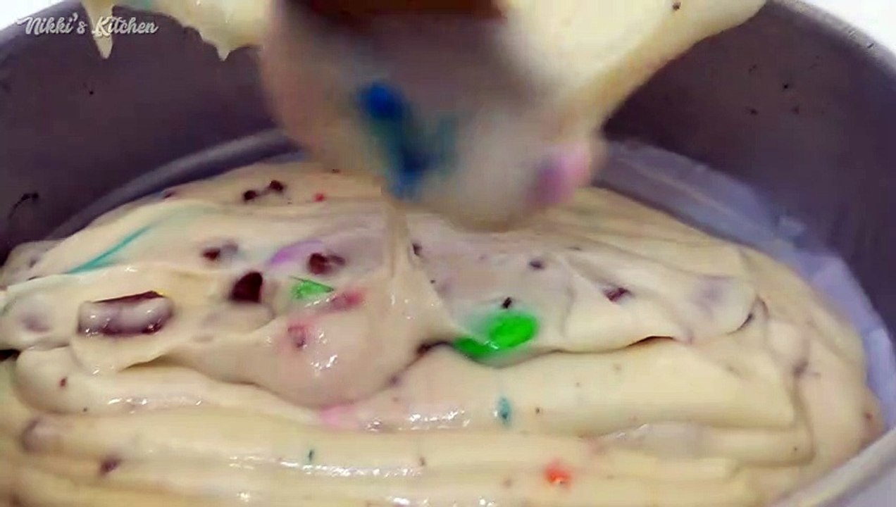 Dairy Milk Gems Eggless Cake