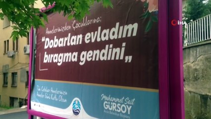 Trabzon’da bilboardlara dikkat çeken Anneler Günü mesajları