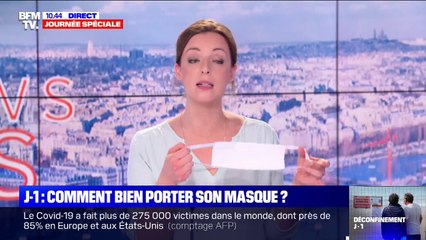 A un jour du déconfinement, comment bien porter son masque ?