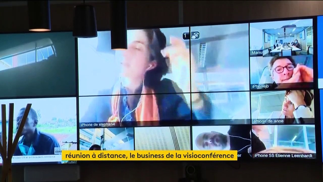 Télétravail : la visioconférence en plein boom