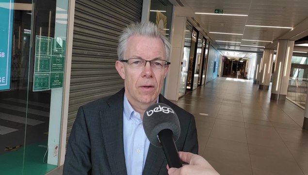 Dominique Michel de Comeos détaille les mesures Rue Neuve à Bruxelles