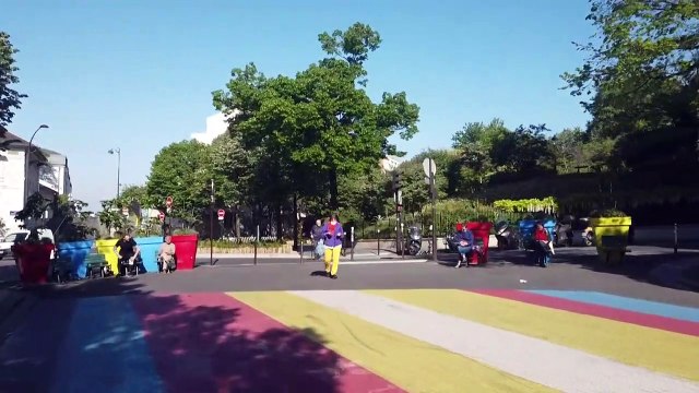 Caméra embarquée dans Paris confiné: balade dans le 20ème arrondissement