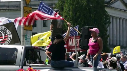 Proteste gegen Corona-Beschränkungen in Washington