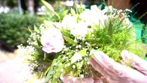 104 yaşındaki Mavize nineye kemanlı çiçekli Anneler Günü sürprizi
