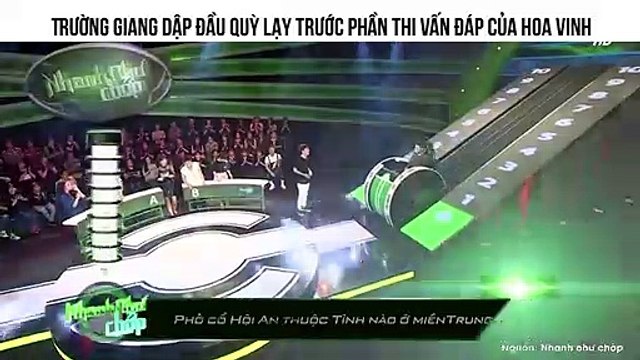 Trường Giang dập đầu quỳ lạy trước phần thi vấn đáp của Hoa Vinh