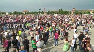 Germany_ Protesters condemn coronavirus lockdown measures in Stuttgart