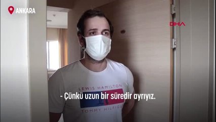 Yurt dışından gelerek yurtlarda misafir edilenlerden annelerine mesaj