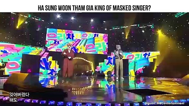 Thành viên Ha Sung Woon (Wanna One) bị fan tình nghi tham gia thi hát giấu mặt King of Masked Singer