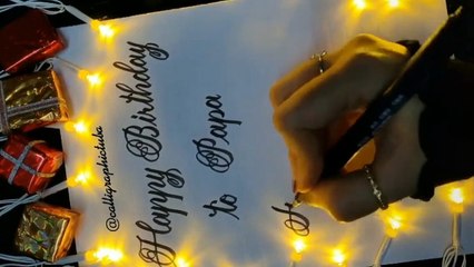 Amazing calligraphy handwriting || cursive handwriting in english